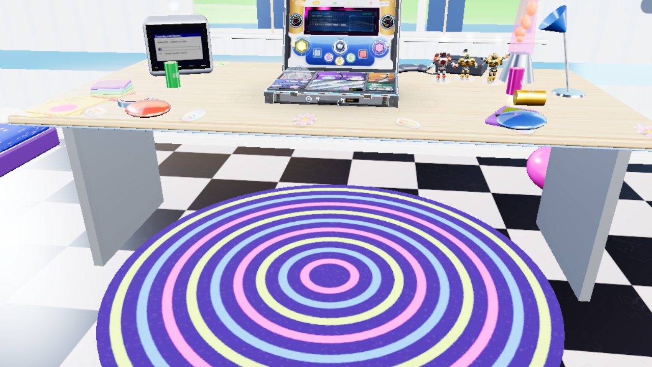Escenario interior de la casa en el juego